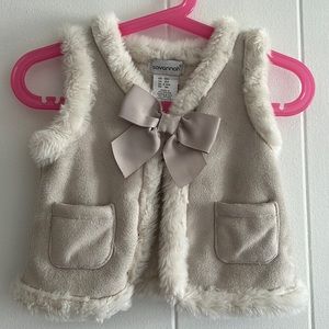 Baby fur coat